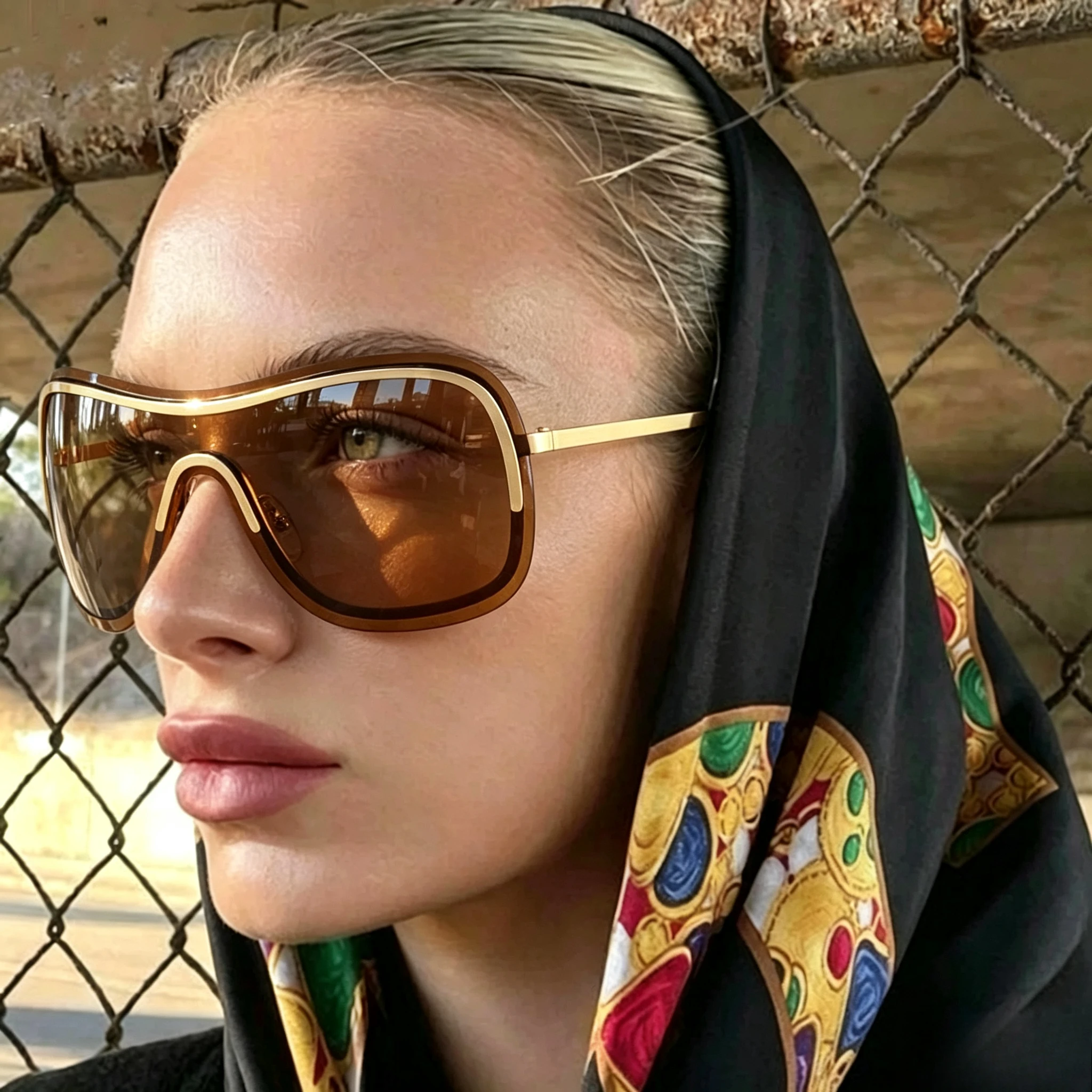 Designer Sunglasses - 男女兼用、新しい合金製のレトロなデザインのサングラス。ワンピース型で、ブランドデザイナーによるアイウェア。大きめのレンズで、UV400カット。アウトドアに最適。