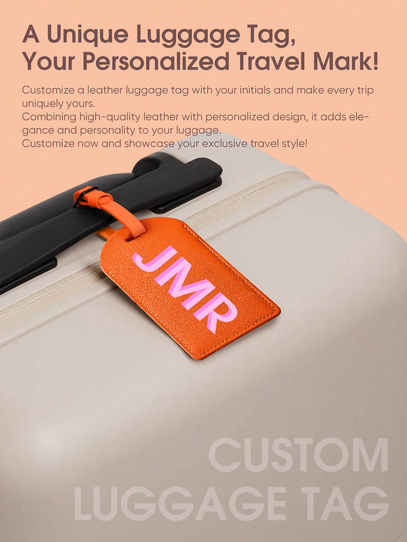 パーソナライズされたイニシャルラゲッジタグ カスタムレターP - Travel Luggage Set のレビューと価格
