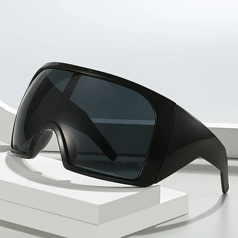 新作オーバーサイズサングラス、男性用、風を防ぐデザイン、大判 - Sunglasses Uv400 のレビューと価格