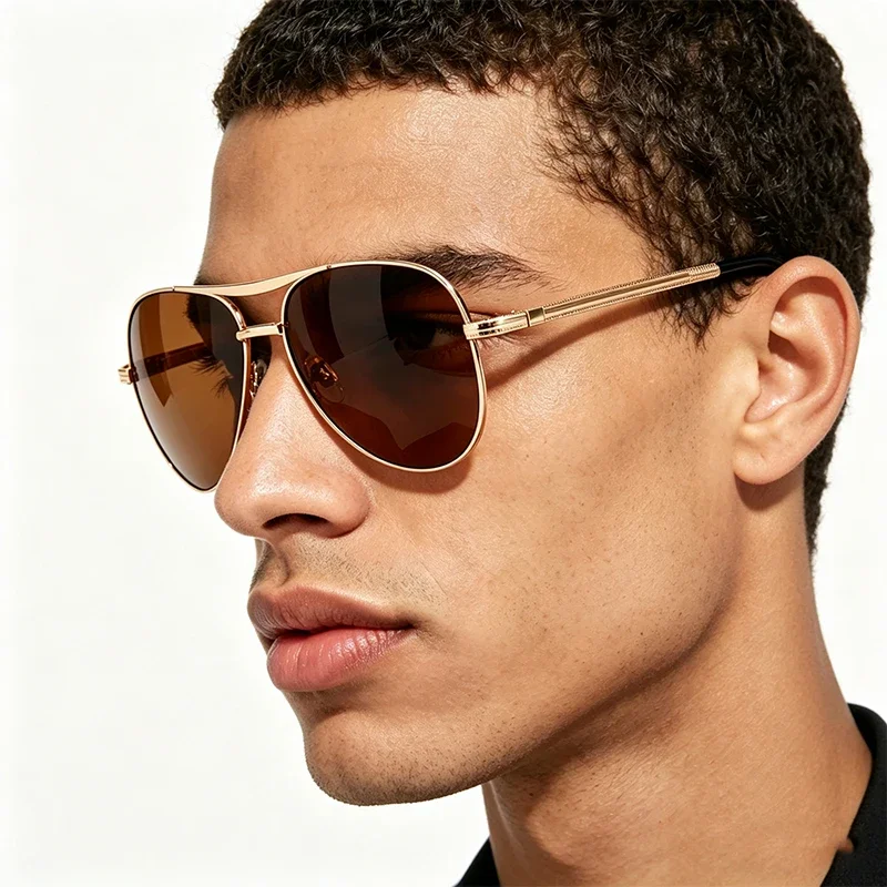 1個入り、偏光レンズ搭載のダブルブリッジサングラス。男女兼用 - Designer Sunglasses のレビューと価格