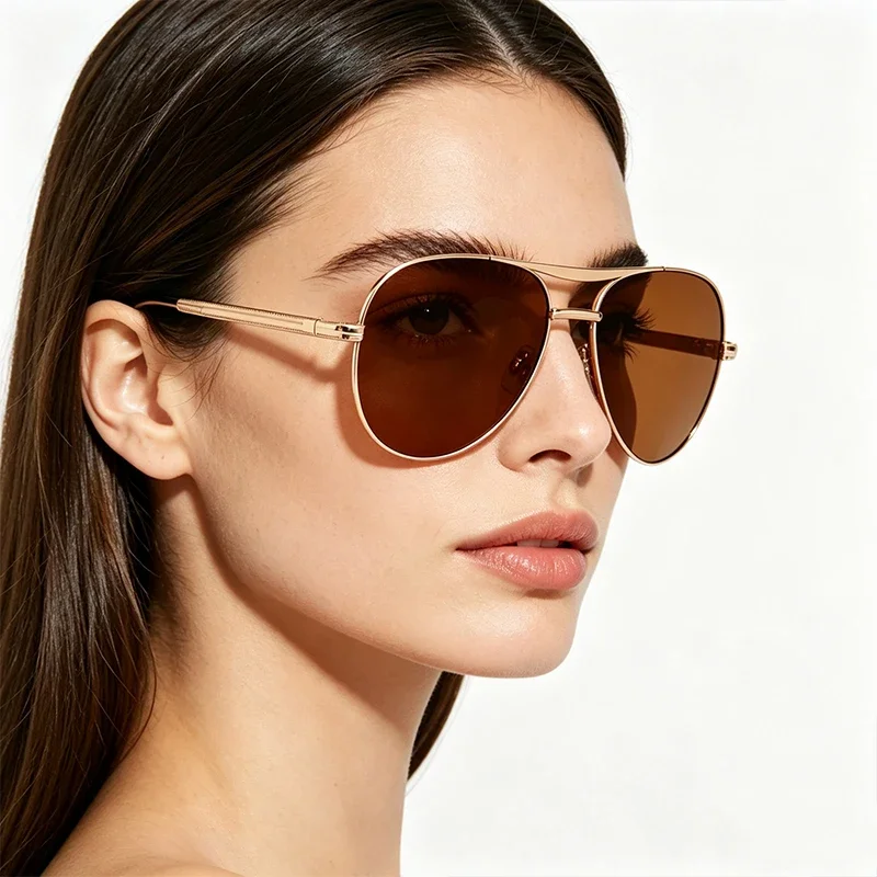 1個入り、偏光レンズ搭載のダブルブリッジサングラス。男女兼用 - Designer Sunglasses のレビューと価格