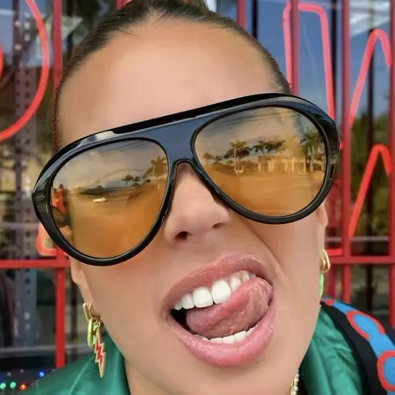 大ぶりのサングラス、レディース、ファッション、高級感、大きな - Sunglasses Uv400 のレビューと価格