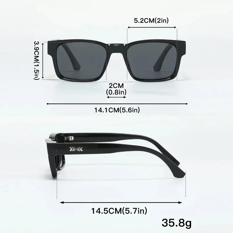 品質の高いメンズスクエア偏光サングラス、メタルコアサングラス - Sunglasses Uv400 のレビューと価格