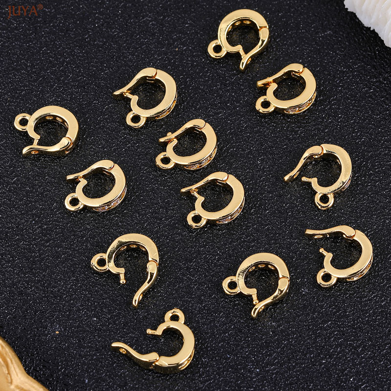JUYA-18K金メッキと銀メッキ銅フック、留め金、DIY針 - Gold Plated Jewelry のレビューと価格