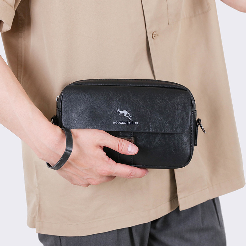 PUレザー メンズ クラッチバッグ 財布 ミニショルダー ポ - Leather Wallet Men のレビューと価格