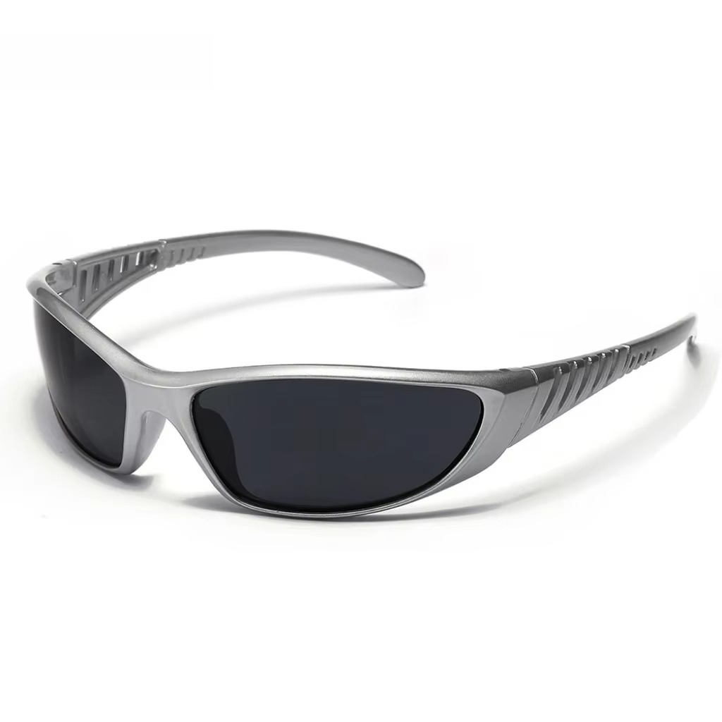 新作ユニセックス・シルバーサングラス。アウトドア、サイクリン - Sunglasses Uv400 のレビューと価格
