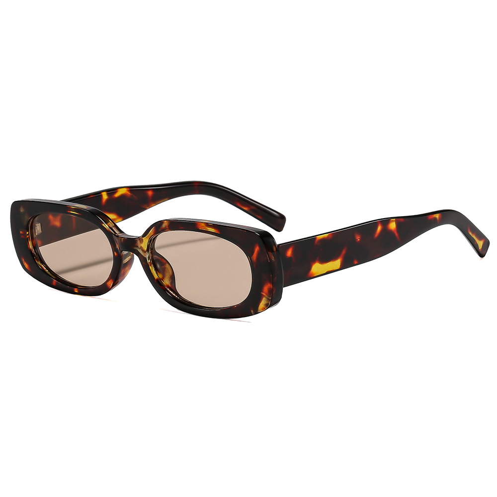 1 個ライト高級長方形サングラスミニマリストデザインエレガン - Sunglasses Uv400 のレビューと価格