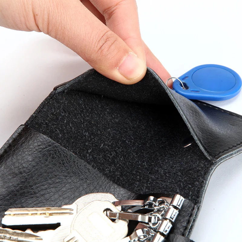 本革キーホルダー男性キーホルダーオーガナイザーポーチ車のキー - Leather Wallet Men のレビューと価格
