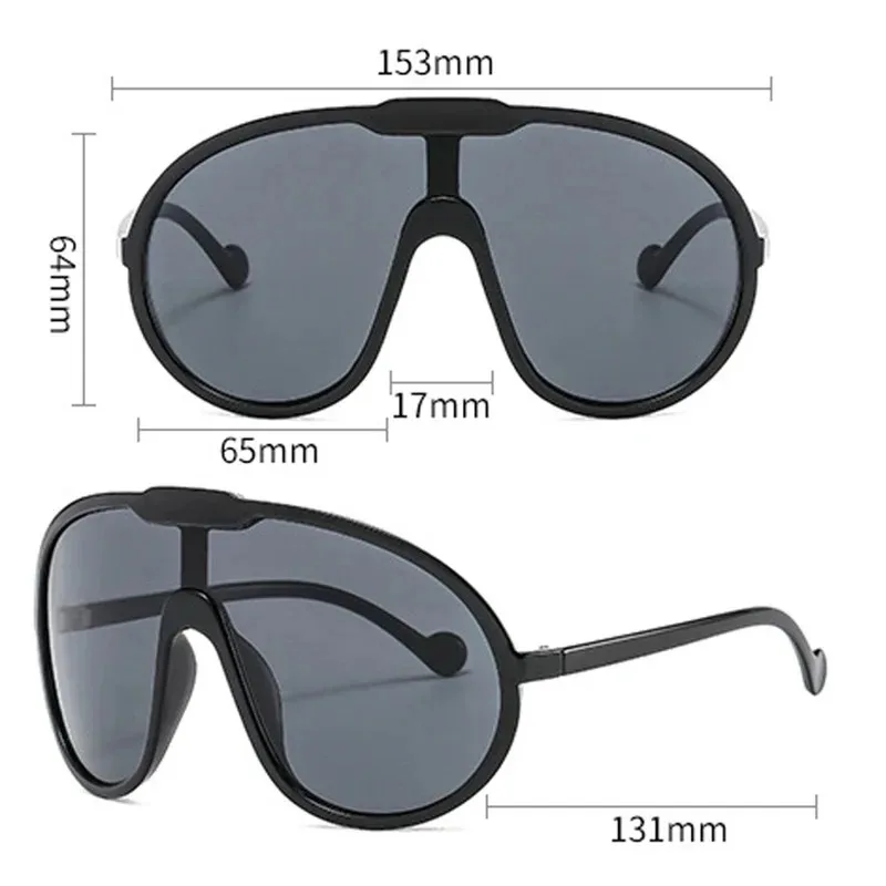 新登場！一体型デザインのサングラス。夏にぴったりのオーバーサ - Sunglasses Uv400 のレビューと価格