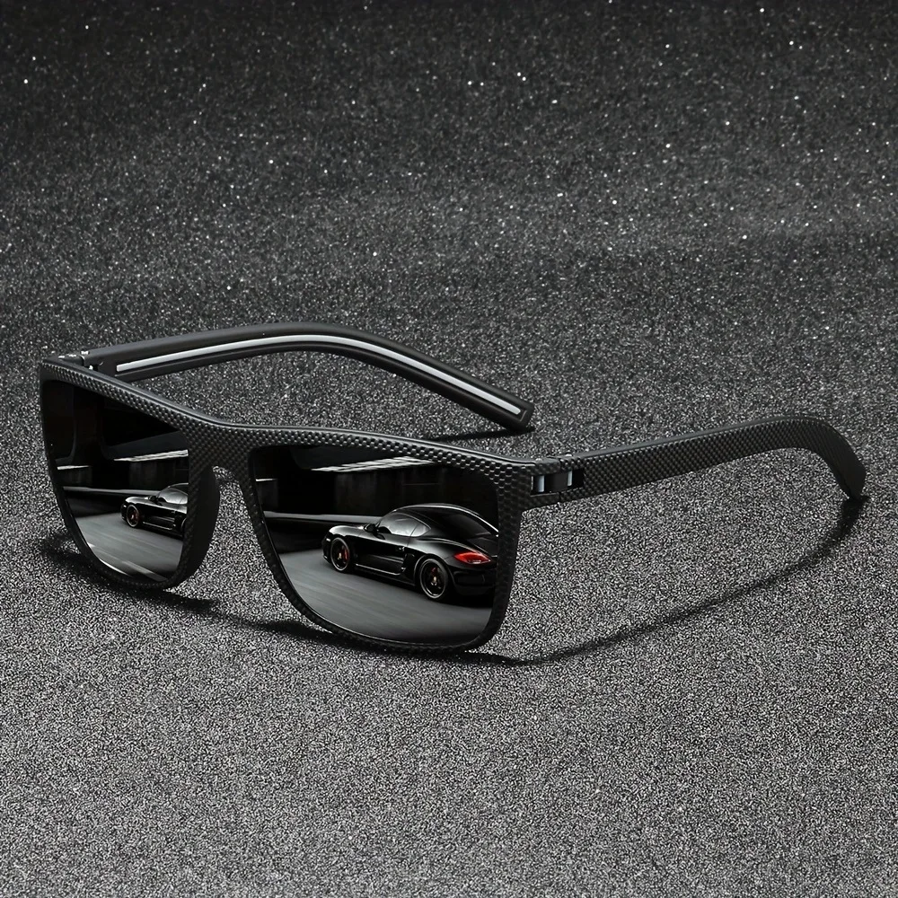 ファッション性の高い、ヴィンテージ風のスクエア型サングラス。 - Sunglasses Uv400 のレビューと価格