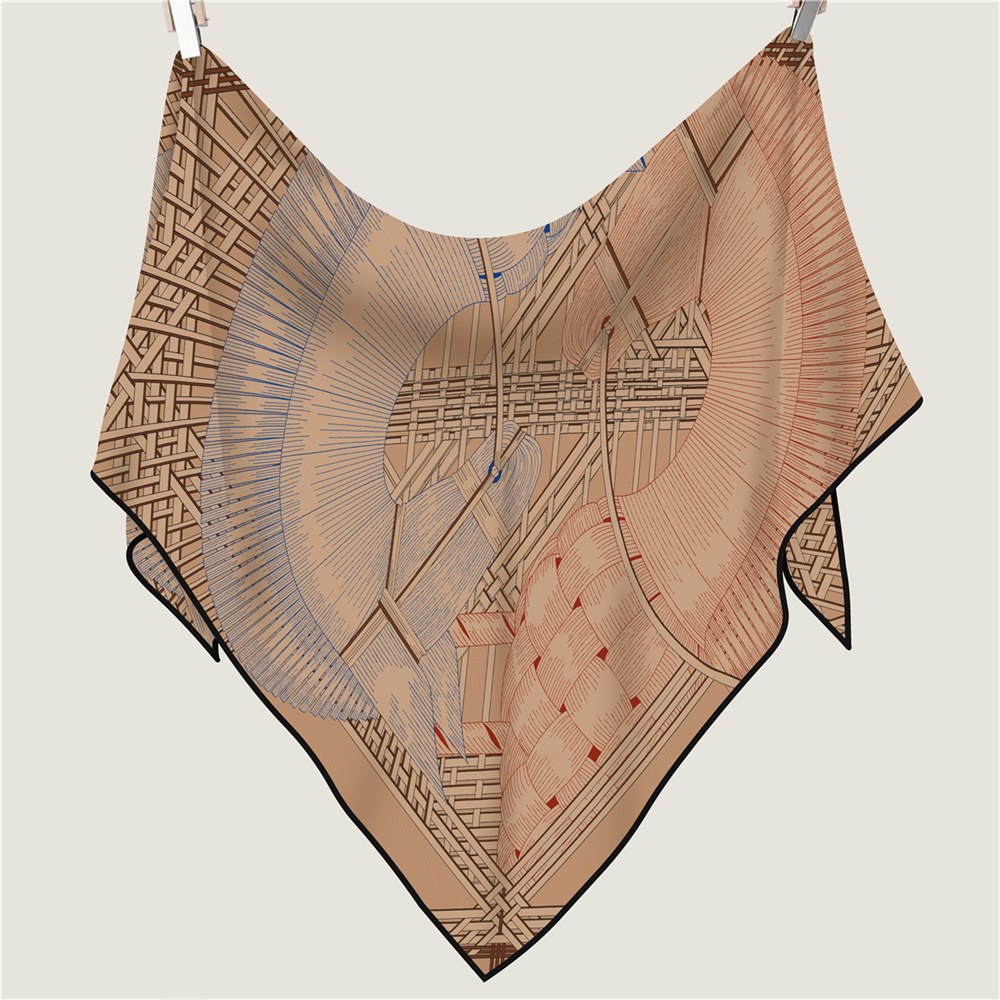 三角ショール冬暖かいスカーフ手巻きショールスカーフバッグ衣類 - Cashmere Scarf のレビューと価格